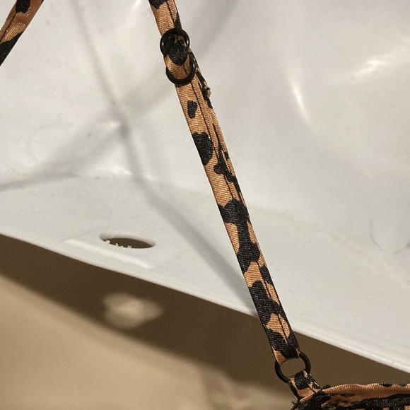 IN BLOOM by JONQUIL Cheetah Print Chemise Black Lace Trim Womens Large - Picture 8 of 11